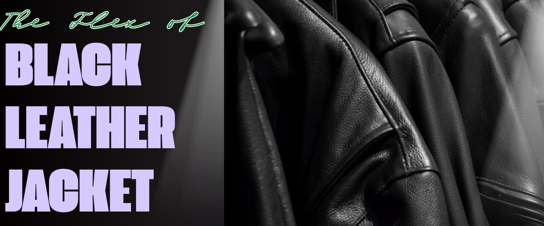 The Black Leather and it Flex - Zing Apparel