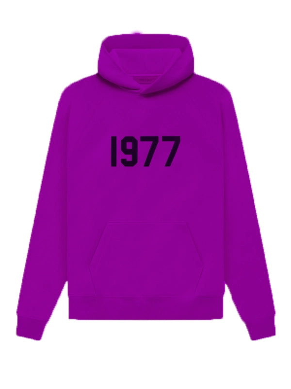 1977 Essentials Hoodie Purple