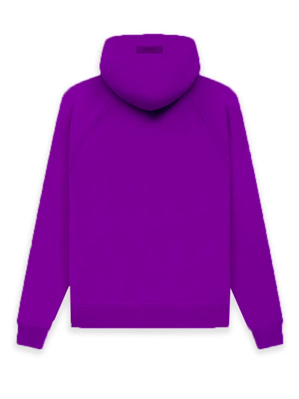 1977 Essentials Hoodie Purple Back