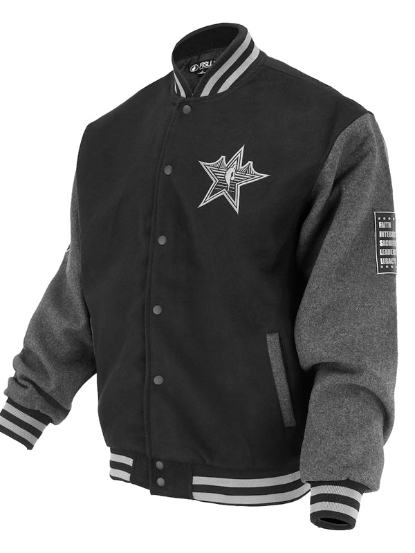 WNBA All-Star Game Applique Flight Unisex FISLL Charcoal Jacket