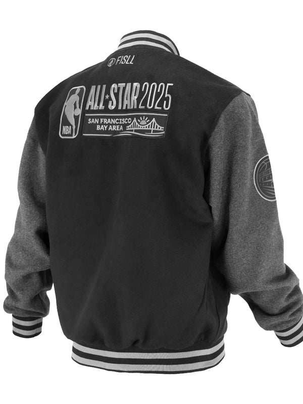 WNBA All-Star Game Applique Flight Unisex FISLL Charcoal Jacket
