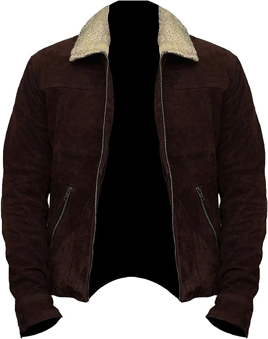 Walking Dead Brown Suede Jacket