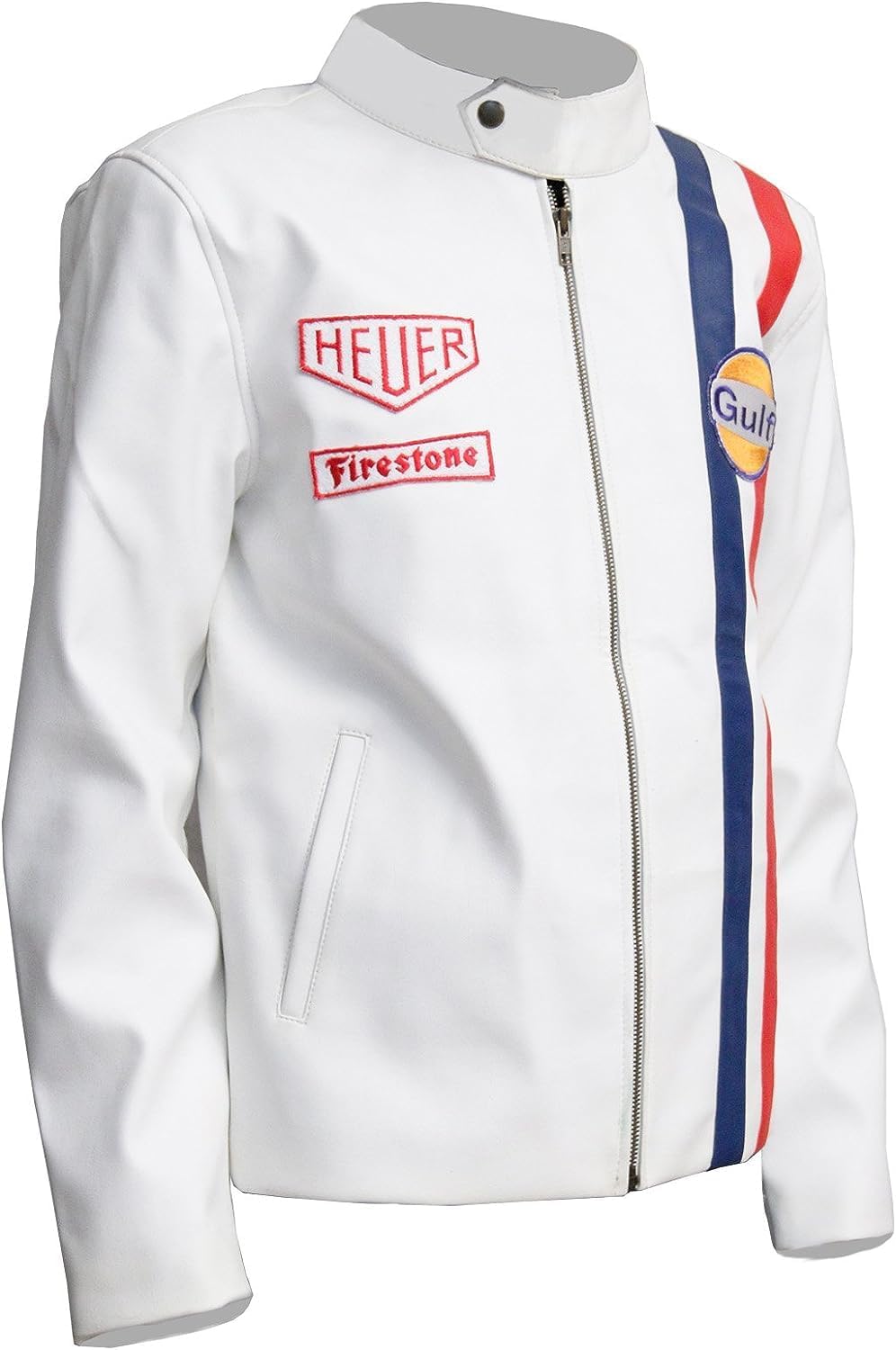 White Halloween Leather Jacket