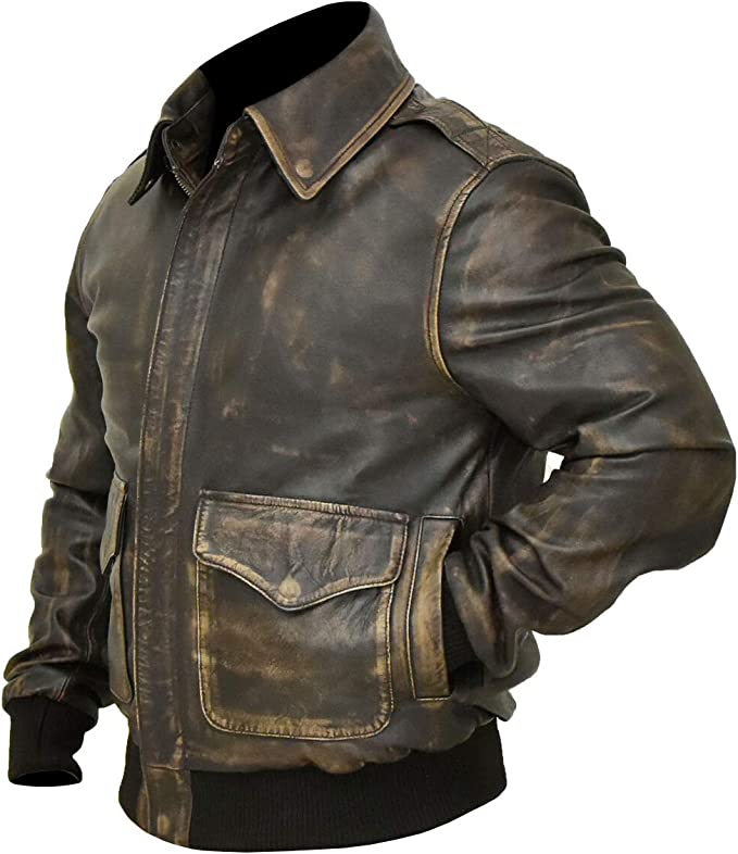 A2 Aviator Retro Style Flight Jacket Zing Apparel