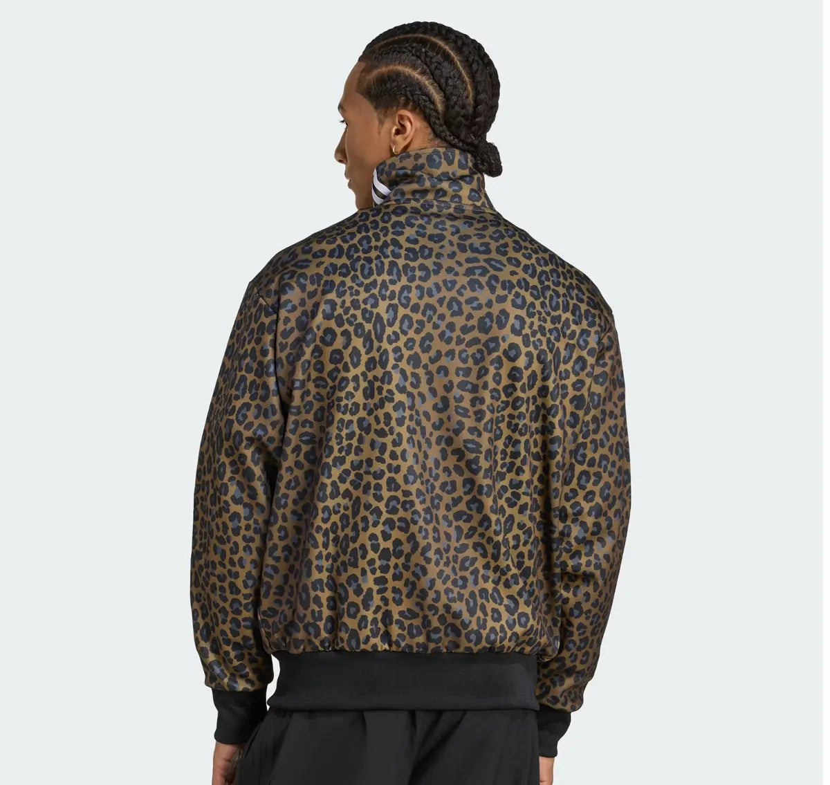 Adidas Leopard Firebird Oversized Track Jacket