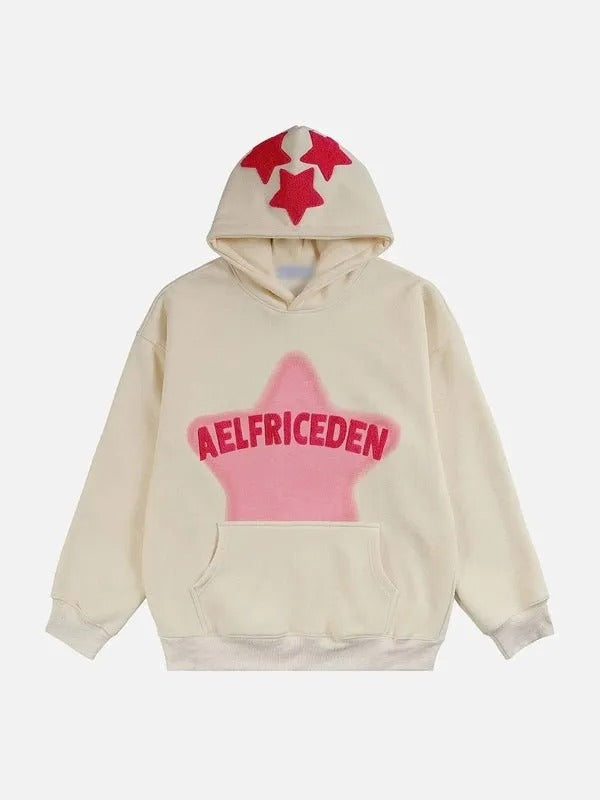 Aelfric Eden Vintage Embroidery Star Hoodie