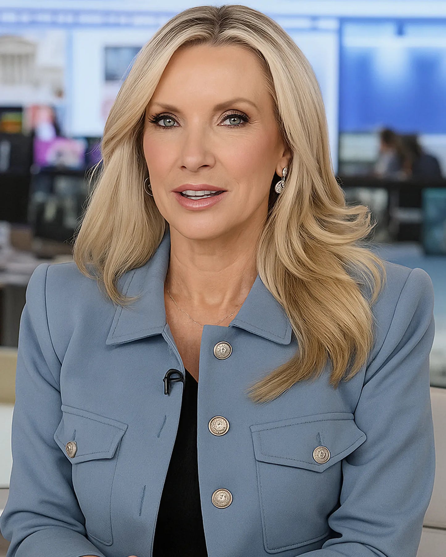 Americas-Newsroom-2025-Dana-Perino-Blue-Jacket