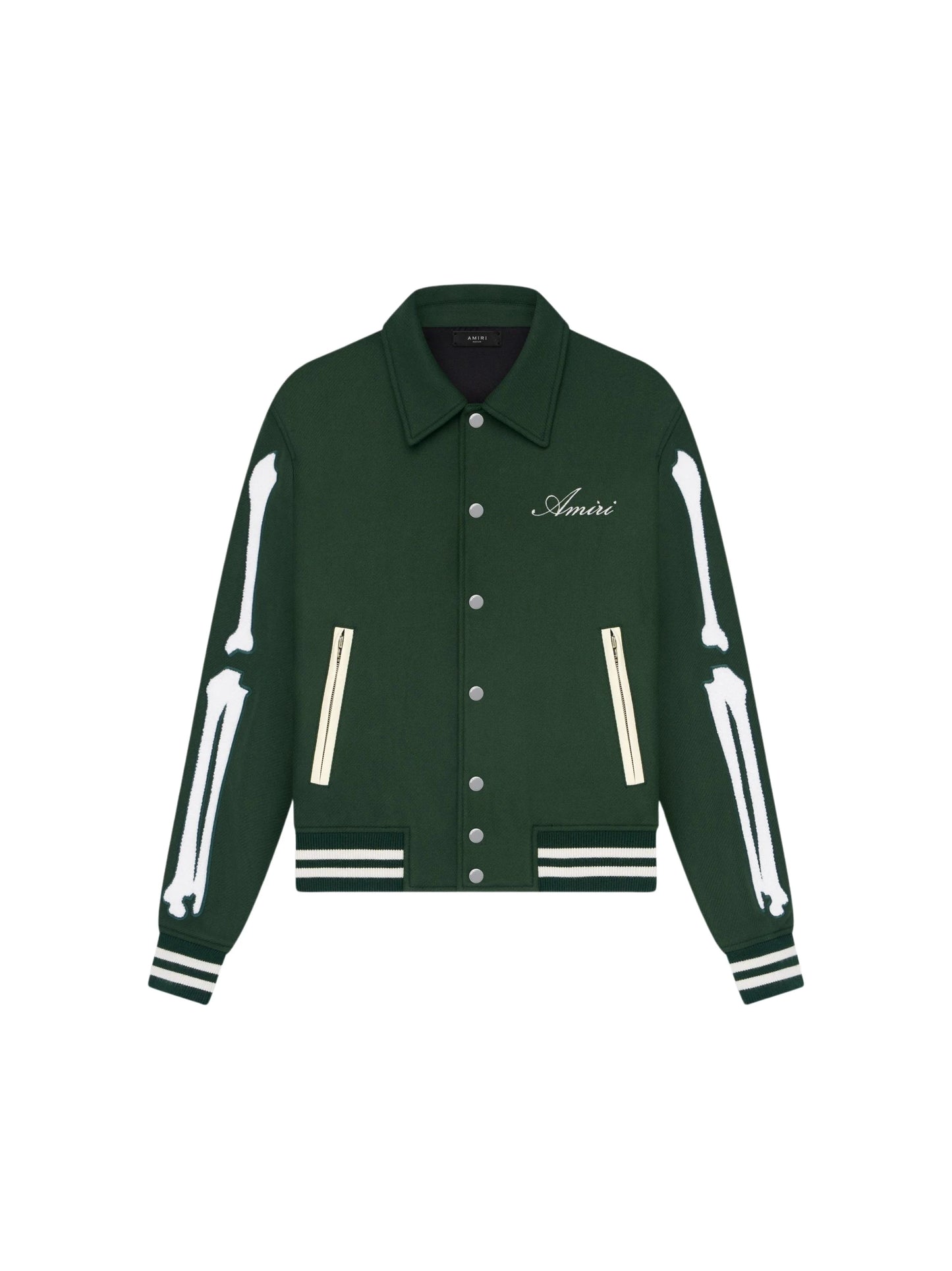 Amiri Bones Jacket_Green-Varsity