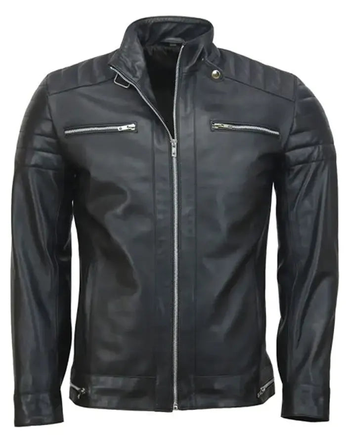 Andrew_Tate_Cafe_Racer_Leather_Black_Jacket_For_Sale