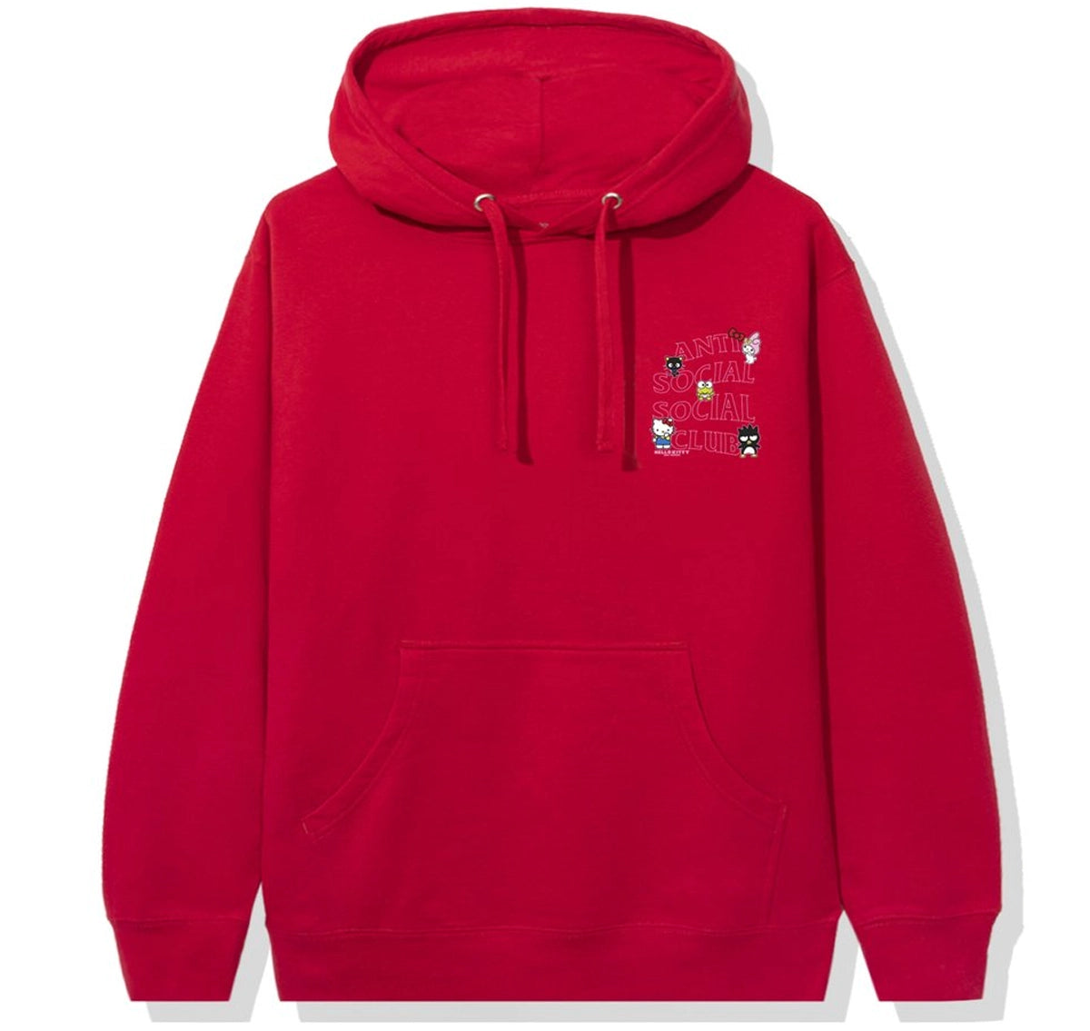 Anti Social Social Club Hoodie Red