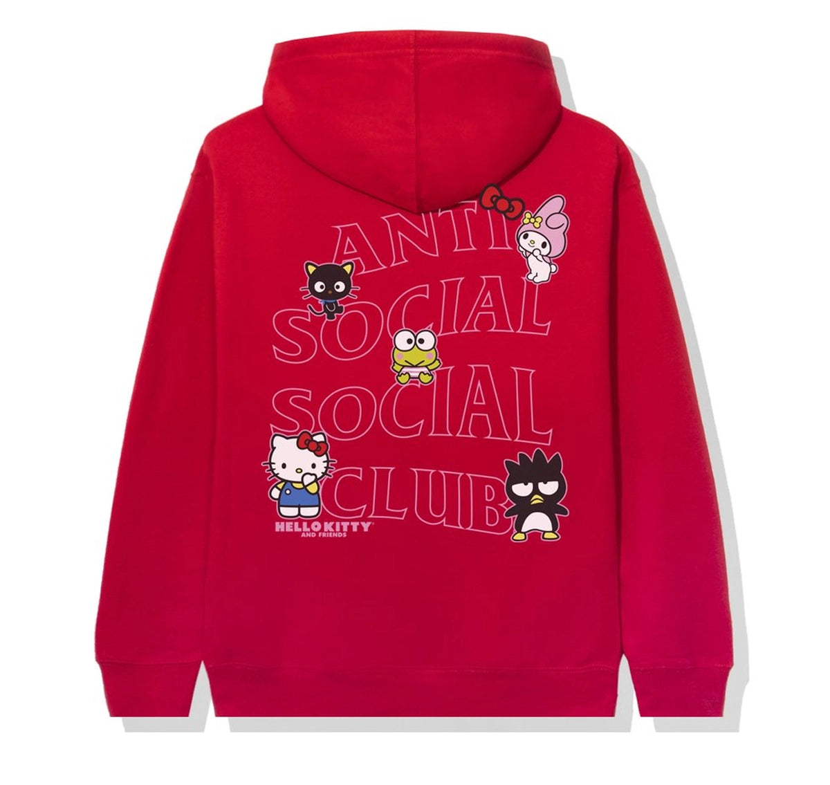 Anti Social Social Club Hoodie Red
