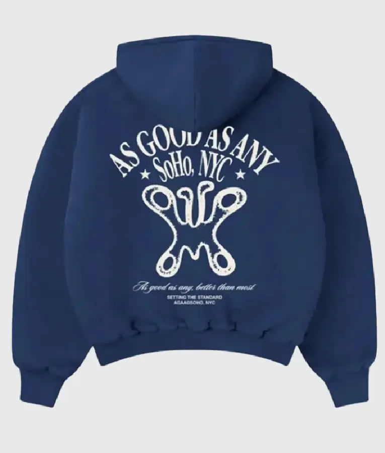 As Good As Any Pollover Blue Hoodie