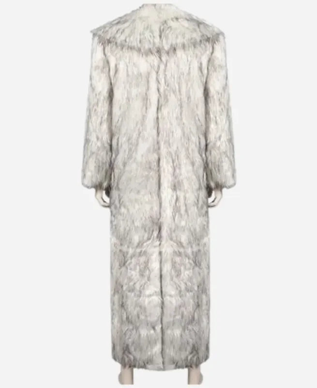 Ryan Gosling Ken White Shearling Women Fur Coat