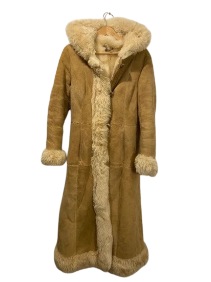 Beautiful Brown Fur Long Coat For Women - Zing Apparel