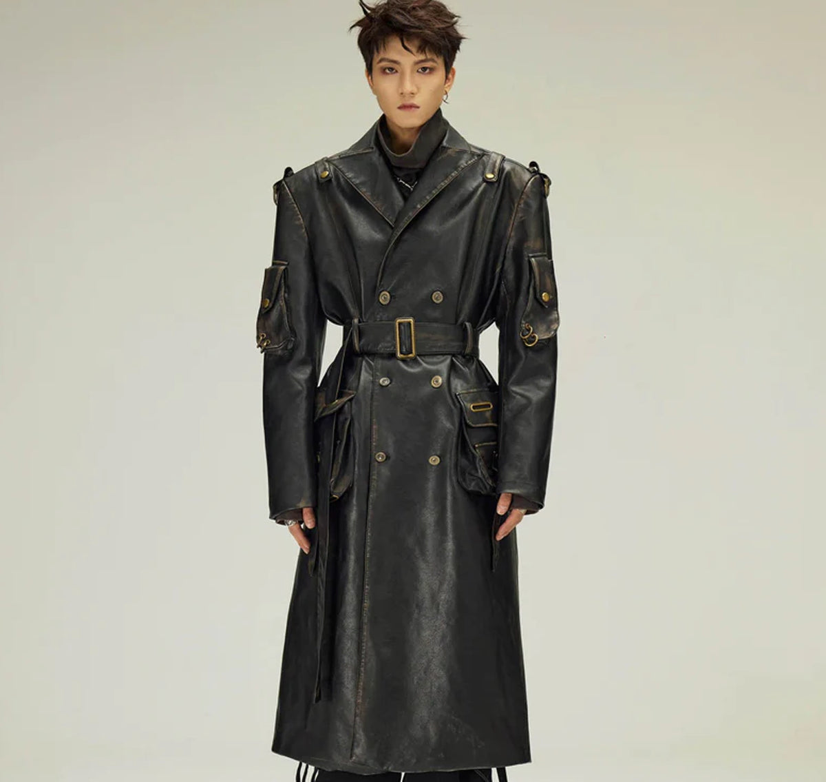 Black_Belted_Long_Leather_Trench_Coat_For_Men
