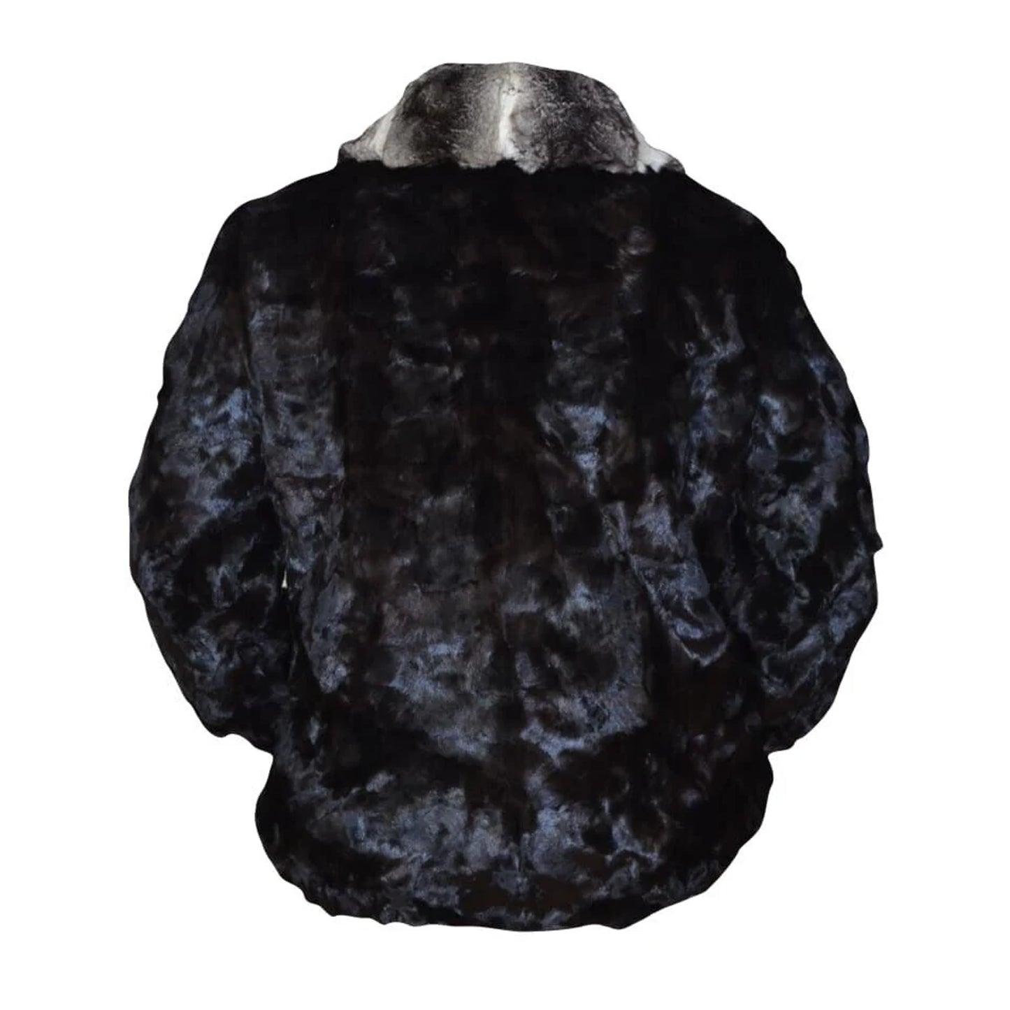 Black_Real_Mink_Shearling_Jacket_Back