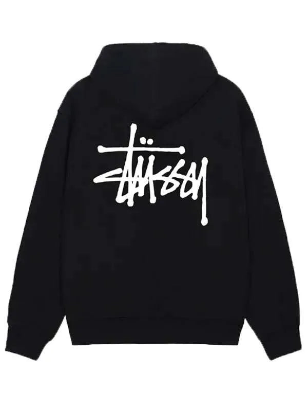 Black_Stussy_Zip_Up_Hoodie_For_Men_and_Women