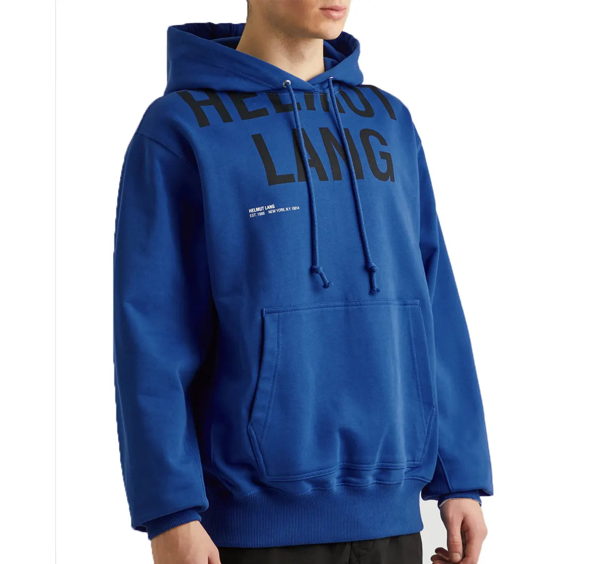Blue Helmut Lang Hoodie