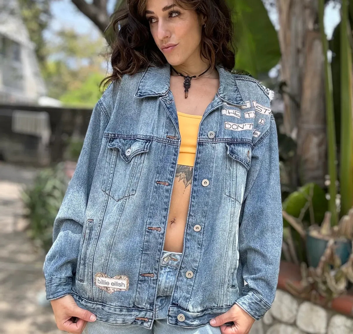 Billie Eilish Denim Jacket - Zing Apparel