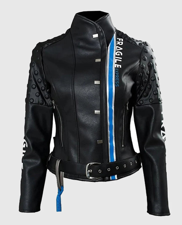 Death_Stranding_Fragile_Express_Black_Leather_Jacket_For_Sale