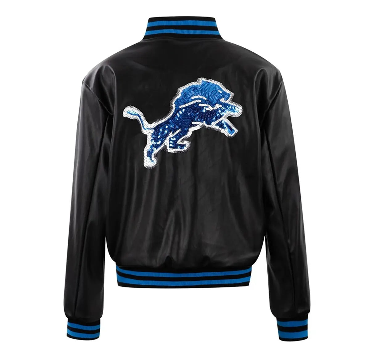 Detroit Lions Leather Jacket