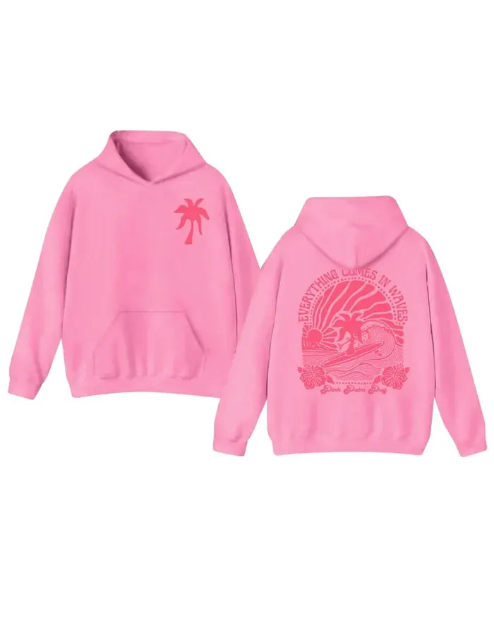 Everything_Comes_In_Waves_Hoodie_Pink