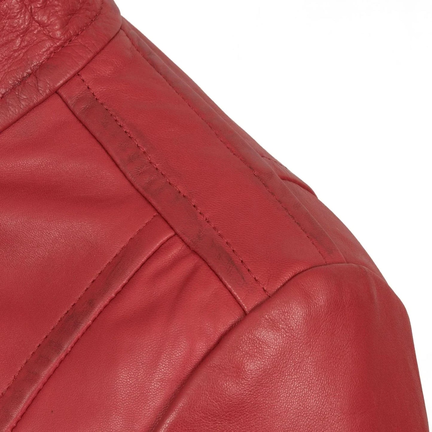 Women Biker Jacket, Leather Jacket Red Zing Apparel