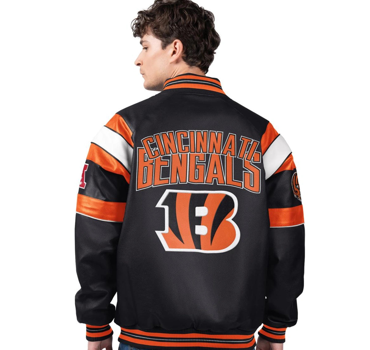 For_Sale_Cincinnati_Bengals_Leather_Jacket