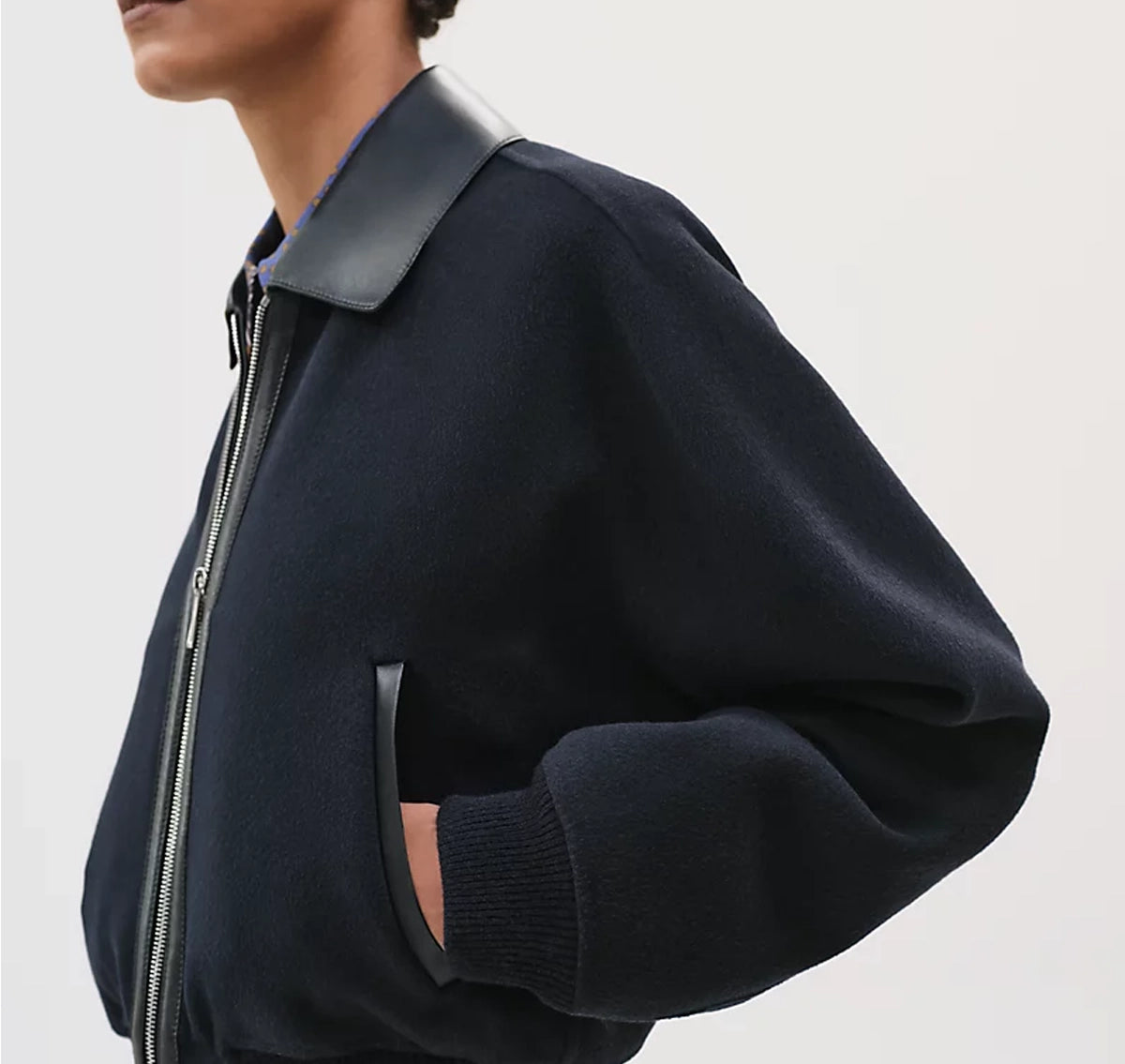 For_Sale_Hermès_Leather_Bomber_Jacket