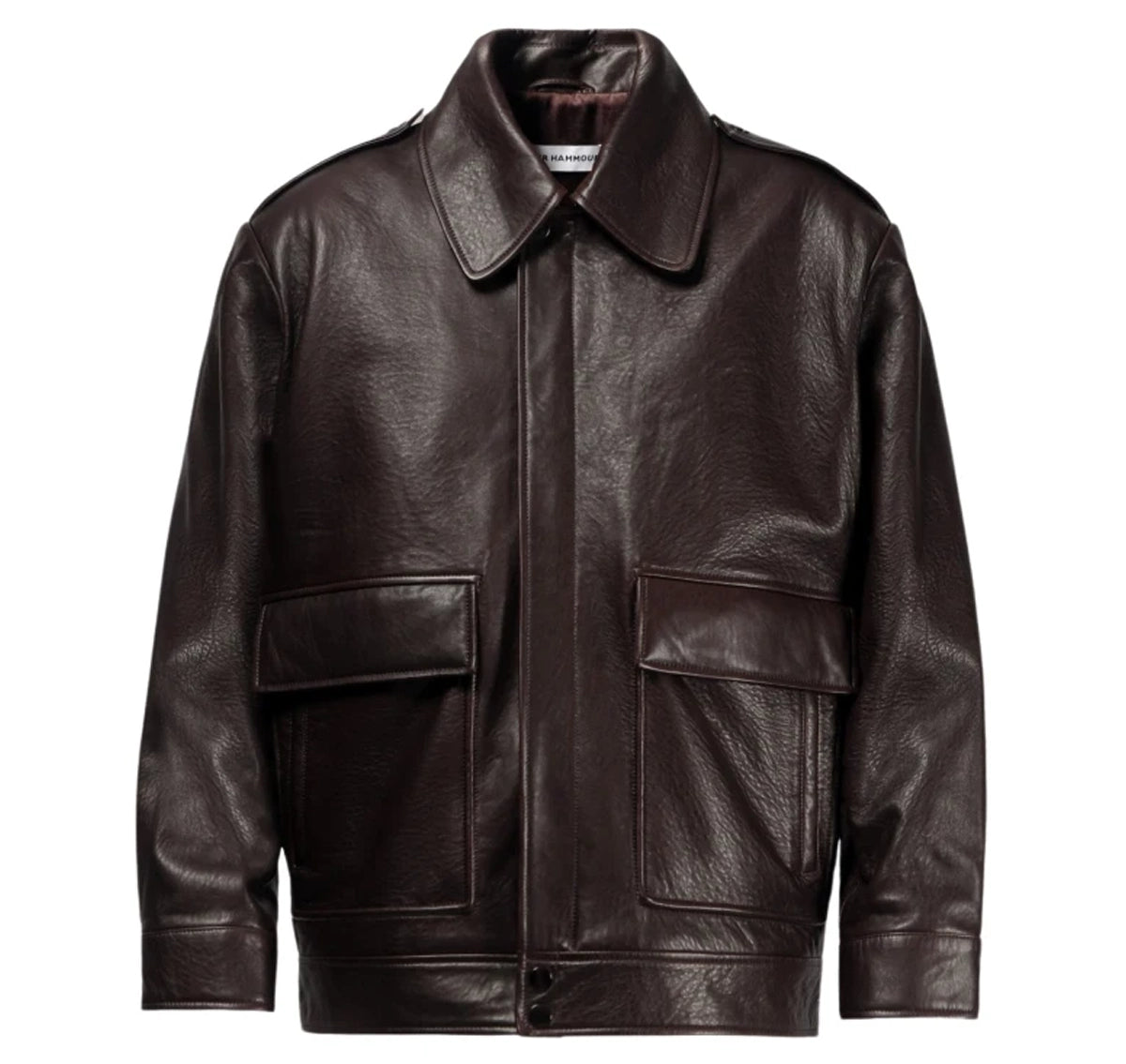 For_Sale_Nour_Hammour_Leather_Jacket_Drey