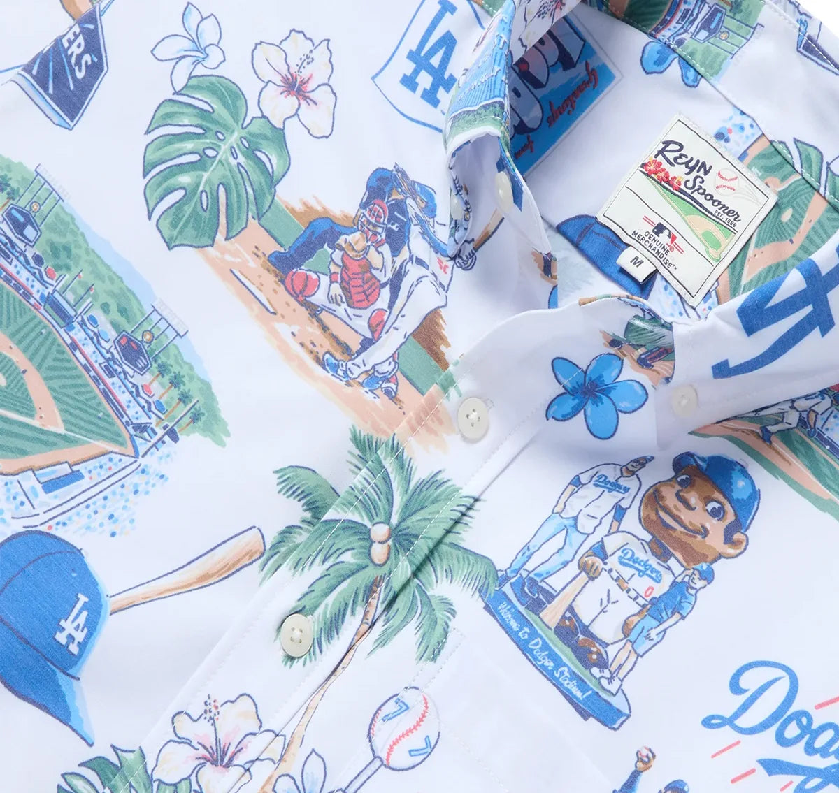Free_Shipping_dodger_waiian_shirt