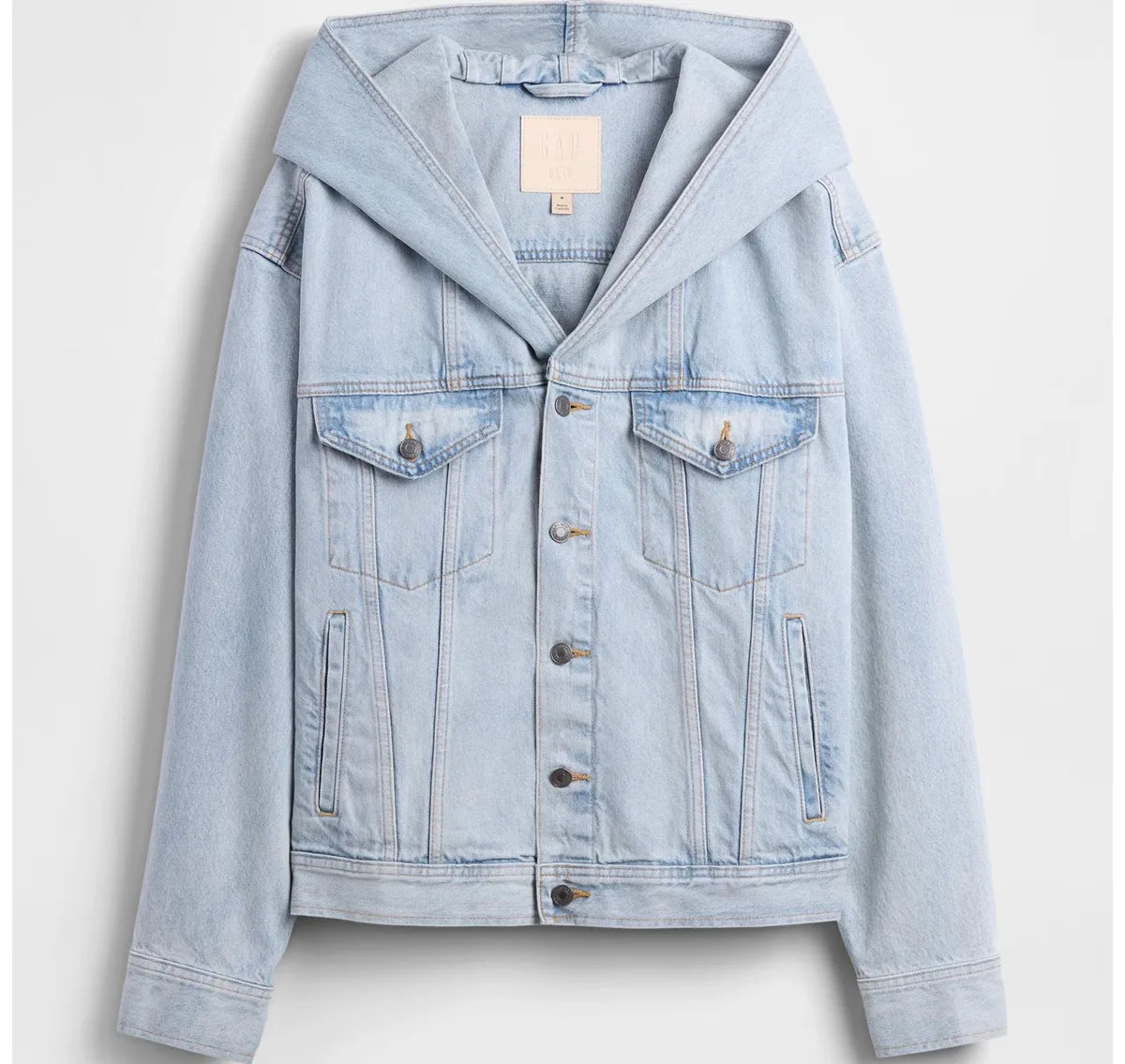 GapxBEISHoodedDenimJacket