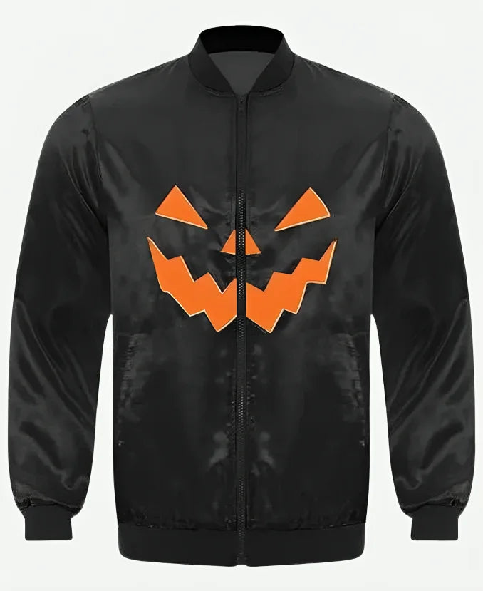 Halloween Scary Pumpkin Black Jacket