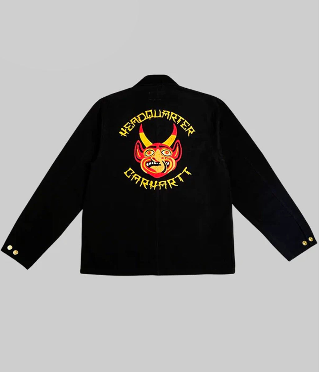 Headquarter-X-Carhartt-Jacket-Black-Back