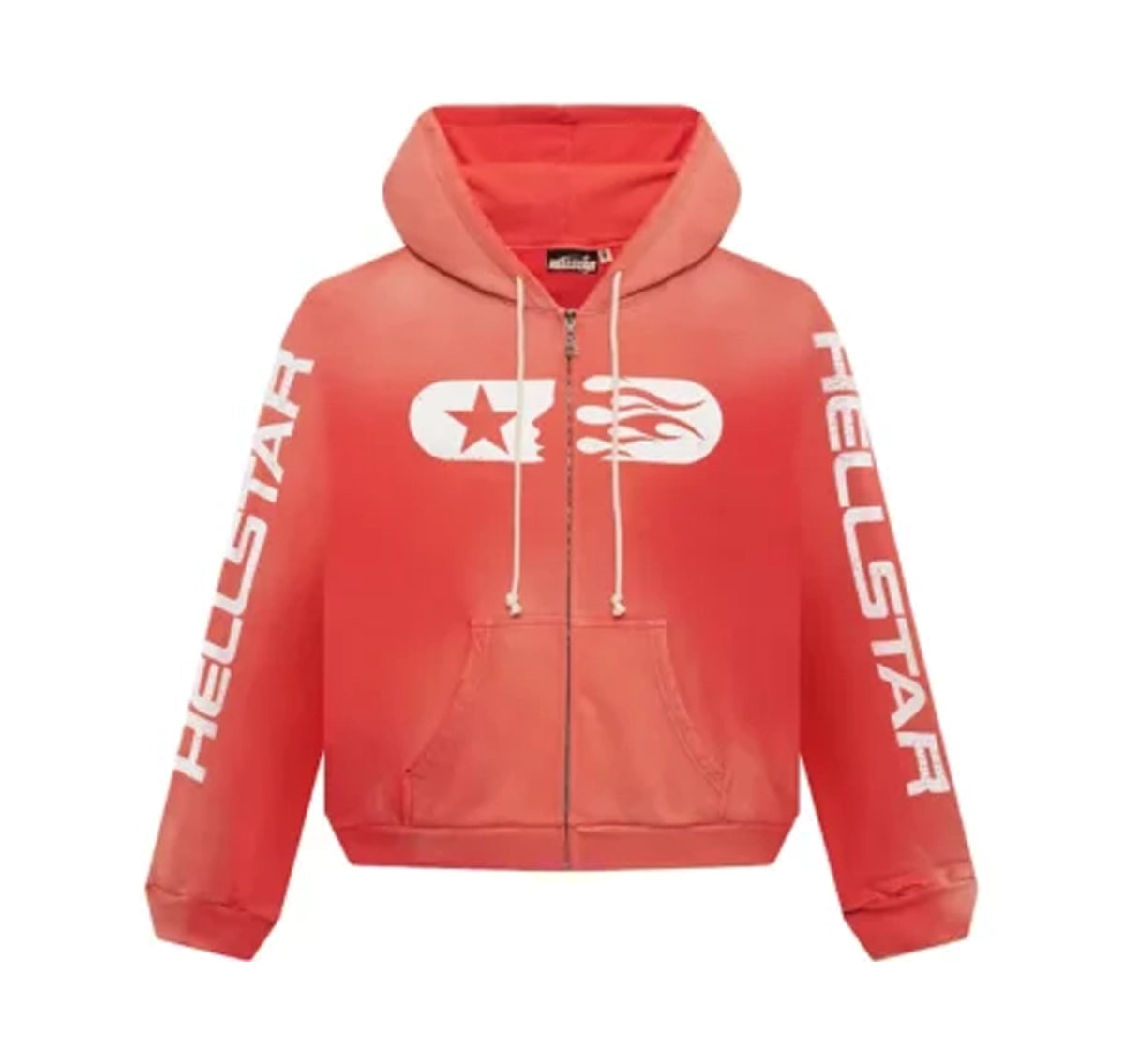 Hellstar Studios Zip Red Hoodie - Zing Apparel