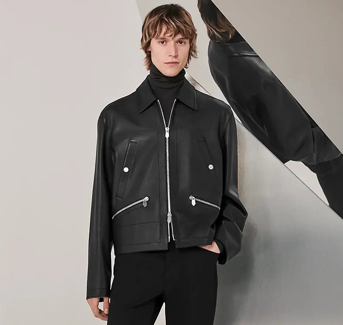 Hermès_Leather_Bomber_Jacket_For_Sale