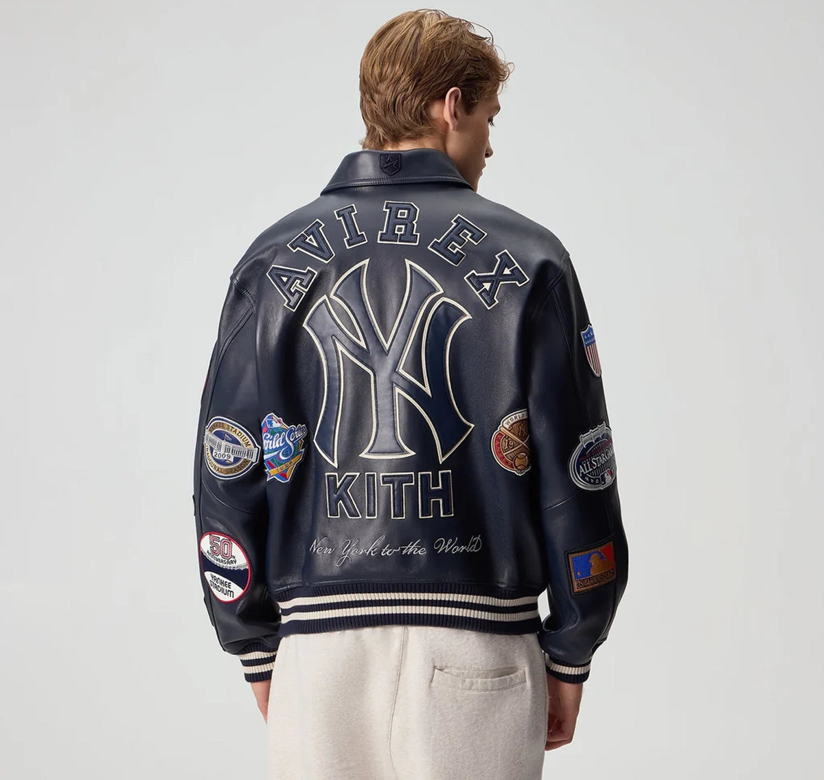 Kith_Yankees_Leather_Jacket_Cheap
