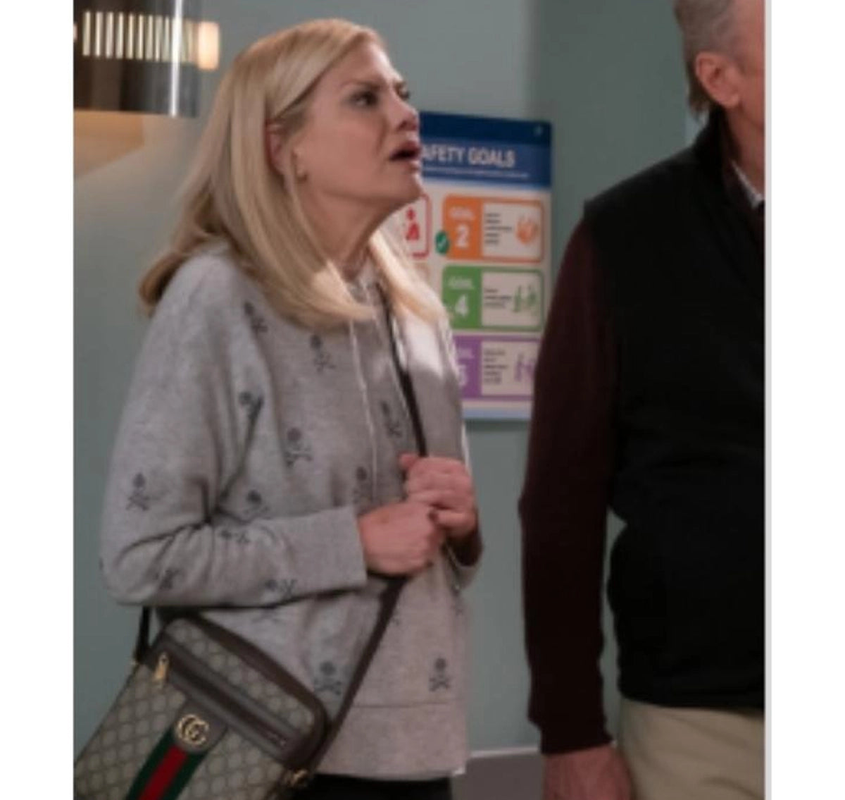 Leanne-S01-Kristen-Johnston-Grey-Hooded-Sweater