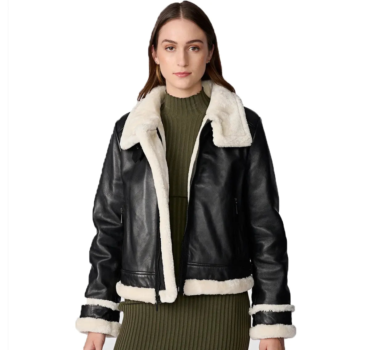 Leather Shearling Jacket