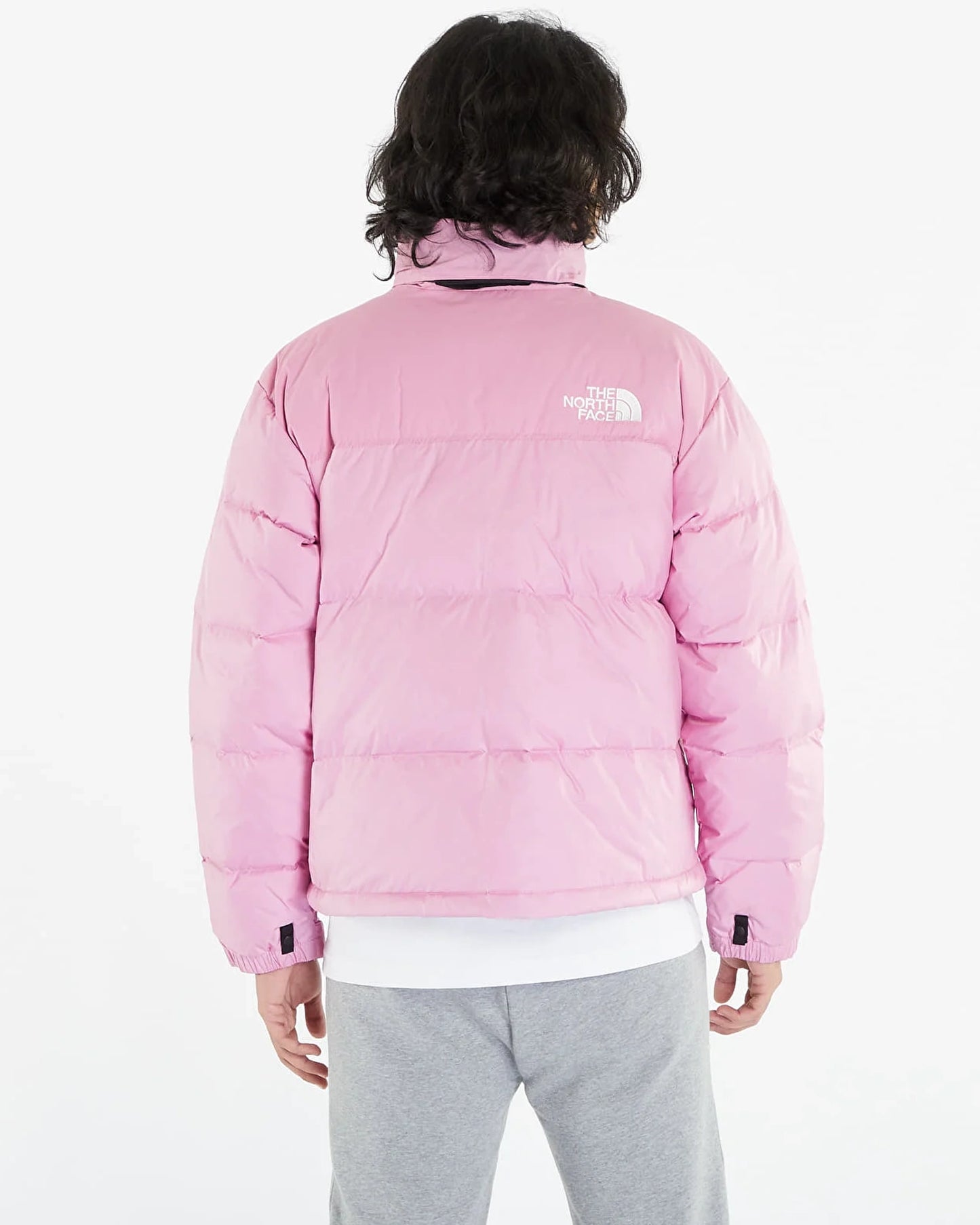 Light-Pink-North-Face-Puffer-Jacket-BackView