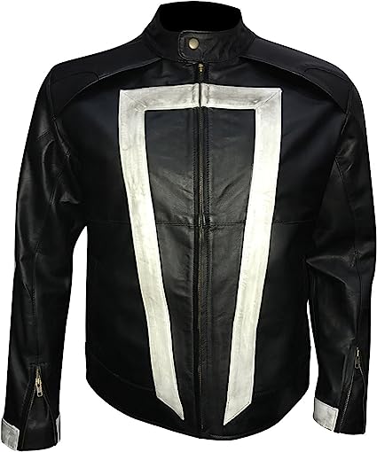 Halloween Jacket - Agents of Shield Black Leather Jacket - Zing Apparle