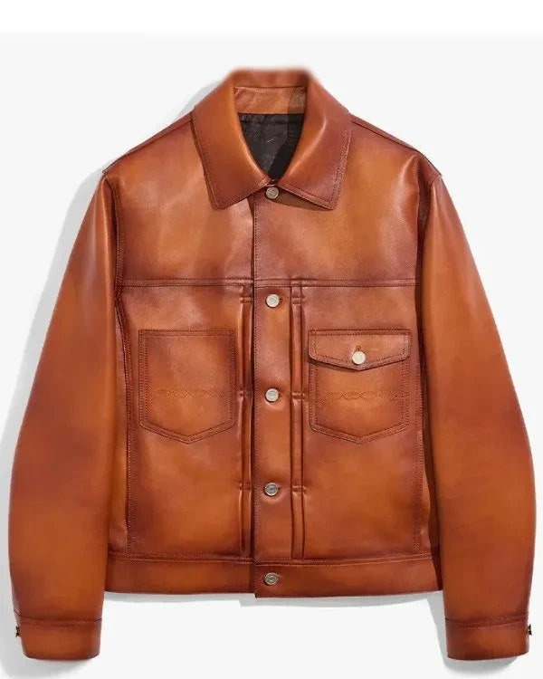 Mike Epps Brown Leather Jacket