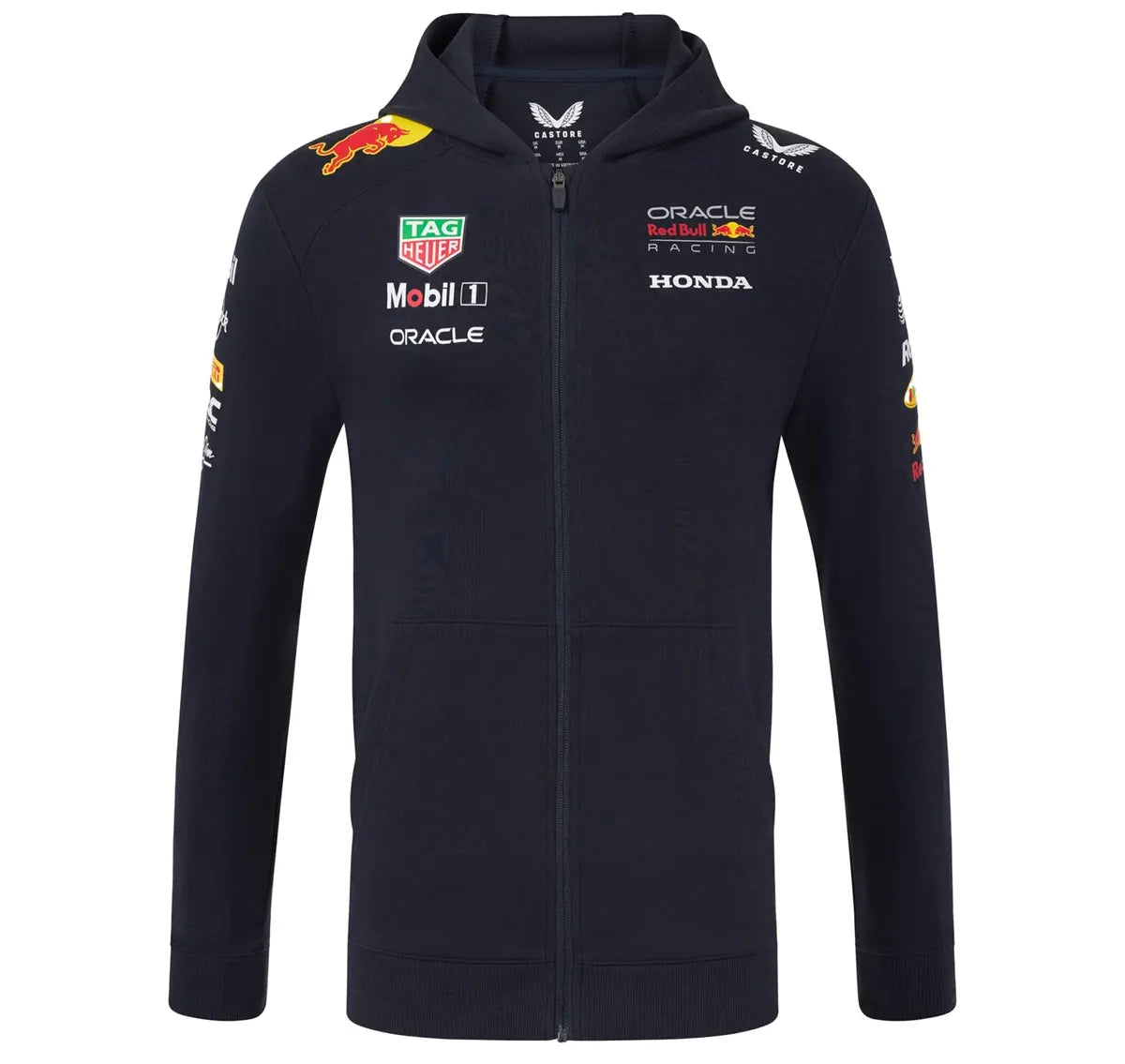Navy Vintage Red Bull Big Logo Racing Hoodie