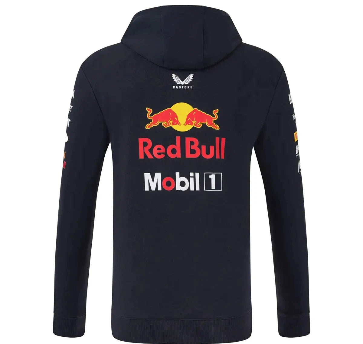 Navy Vintage Red Bull Big Logo Racing Hoodie Zing Apparel
