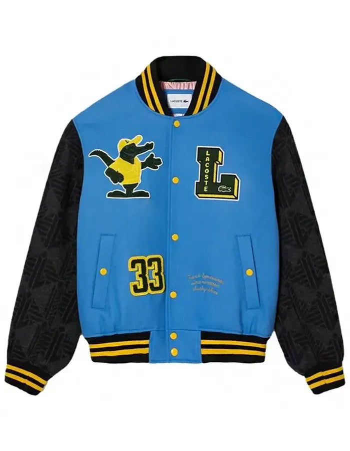 Novak Djokovic Lacoste Varsity Jacket For Sale