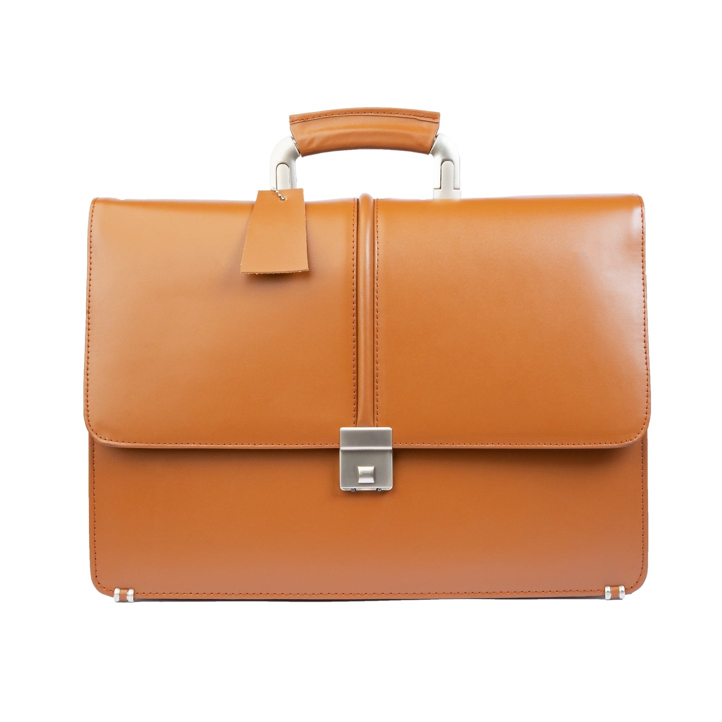 Modern Leather Office Bag with Lock