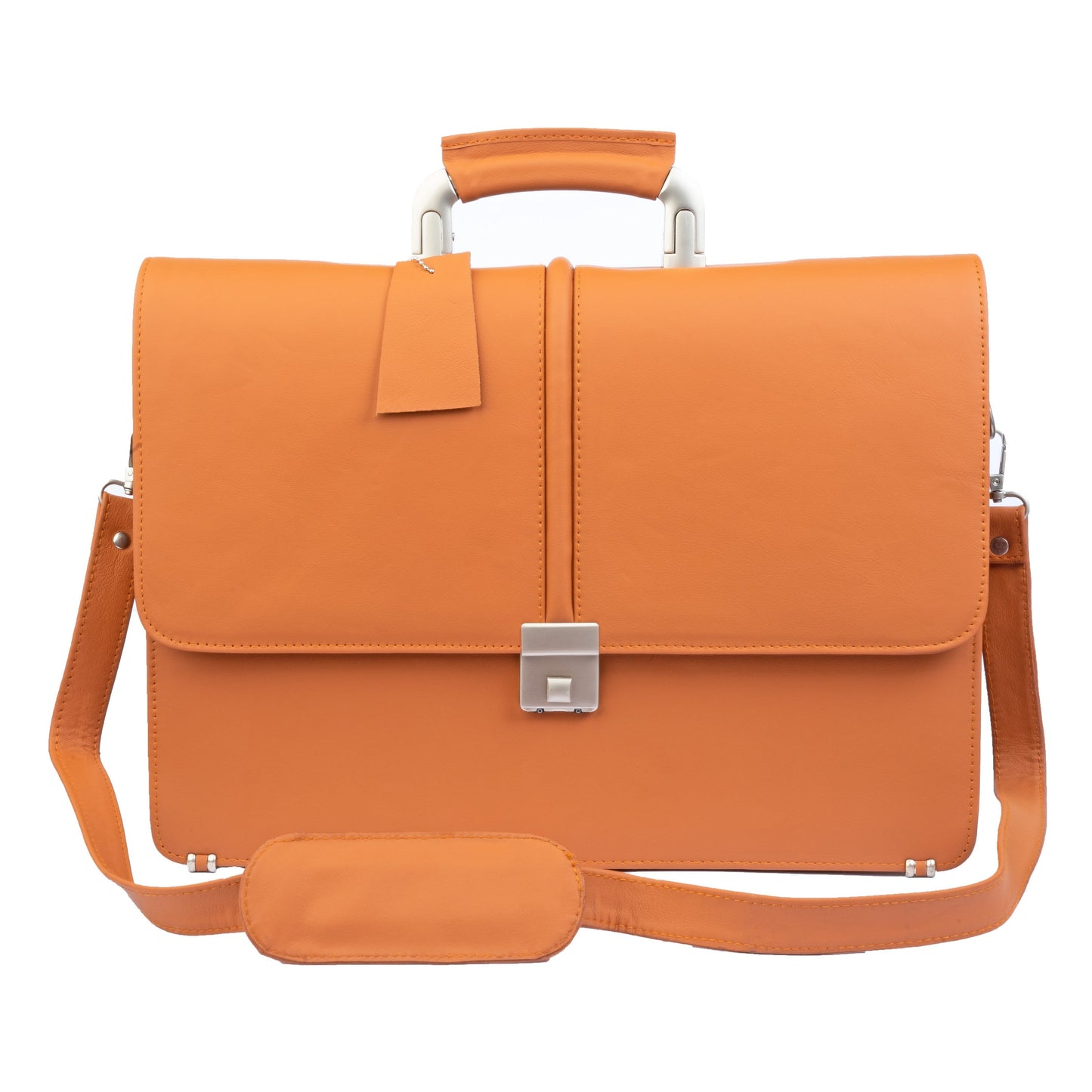 Modern Leather Office Bag With Lock