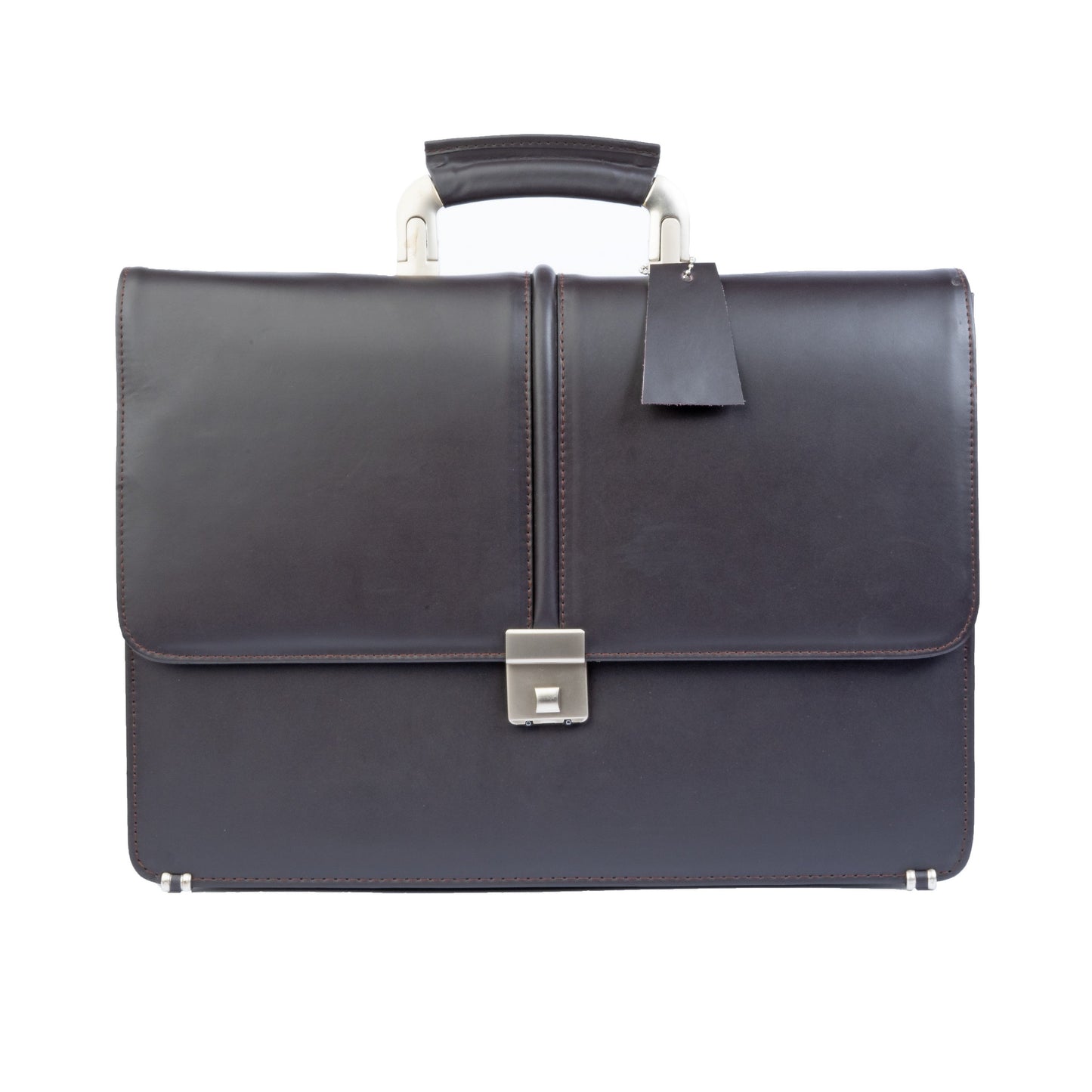Modern Leather Office Bag With Lock