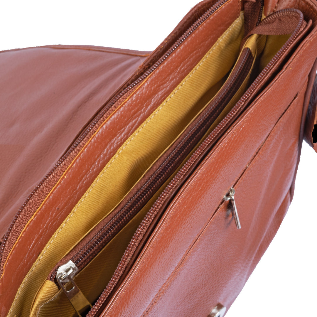 Rumble Crossbody Leather Bag For Both