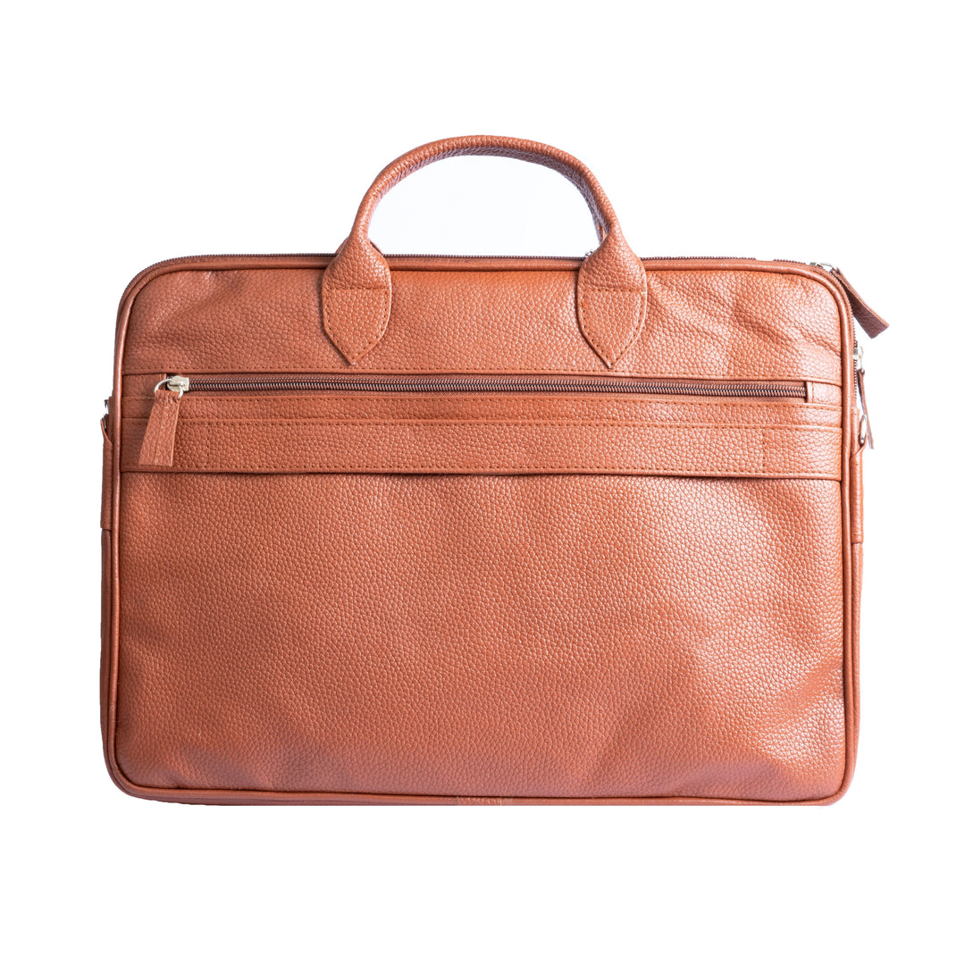 Vintage Midnight Leather Laptop Bag Zing Apparel